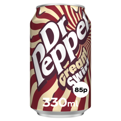 Dr Pepper Cream Swirl 330Ml X 24 Pmp 85P (Can)