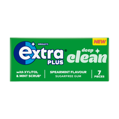 Extra Plus Clean Spearmint 7Pc