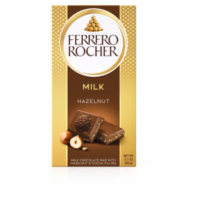 Ferrero Rocher Tablets Chocolate Hazelnut 90G X8