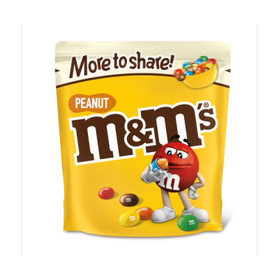 M&M'S Peanut Mts Pouch 200G 12X1