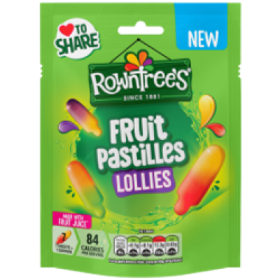 Rowntrees F Pstl Lollies Pch 9X130G Xb