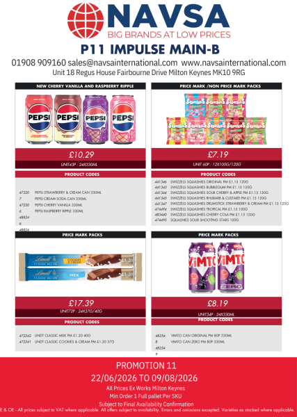NAVSA P11 VALID 29/06/2026 TO 09/08/2026